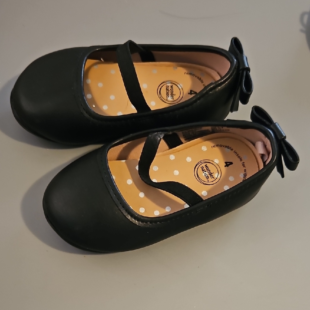 Wonder Nation Black Mary Jane Dress Shoes
